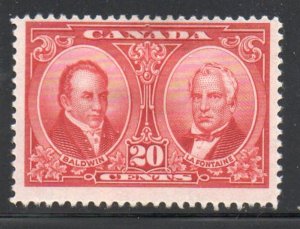 Canada Sc 148 1927  20 c Baldwin & Lafontaine stamp mint