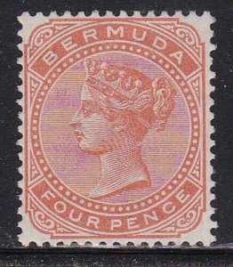 Album Treasures Bermuda Scott # 17 1p Victoria Mint Fresh Lightweight with Hinge-