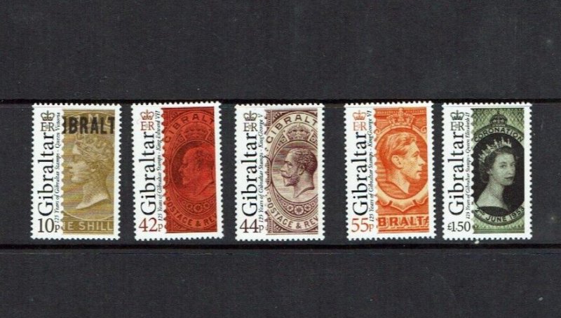 Gibraltar: 2011, 125 Years of Gibraltar Stamps, MNH Set.
