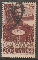 MEXICO 744, 20¢ Planification Congress, Used. F-VF.  (1237)