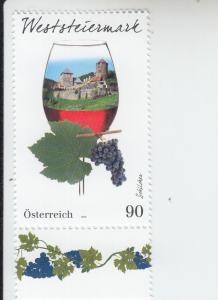 2018 Austria Western Styria - Wines (Scott 2760) MNH