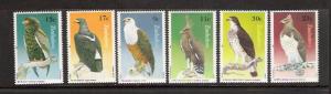 BIRDS - ZIMBABWE #481-486  MNH