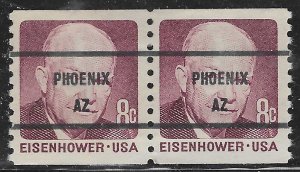 US PRECANCELS ARIZONA, BUREAU, PHOENIX, #1402-81, COIL PAIR, PSS CV $1.00