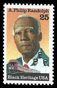 PCBstamps   US #2402 25c A.P. Randolph, Black Heritage, MNH, (22)