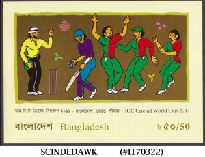BANGLADESH - 2011 ICC CRICKET WORLD CUP / SPORTS - SOUVENIR SHEET MNH
