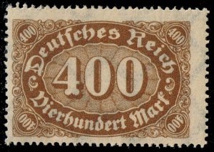 Germany #202 Queroffset Numeral; Unused