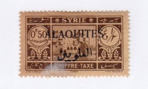 Alaouites stamp #J6, MH, white stuff on face, CV $6.00