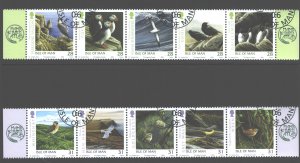 Isle of Man 2006 Birds set of 10 very fine used cto