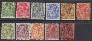 Turks & Caicos Islands #25-35 Mint