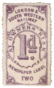 (I.B) London & South Western Railway : Newspapers 1d