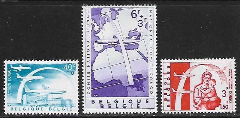 Belgium # B669-B671 - Airlift from Congo - set - MNH.....{D}