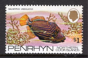 Penrhyn Island 61 Fish MNH VF