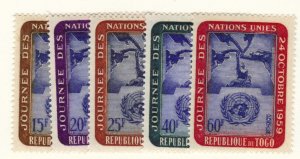 Togo #364-68 MH complete set