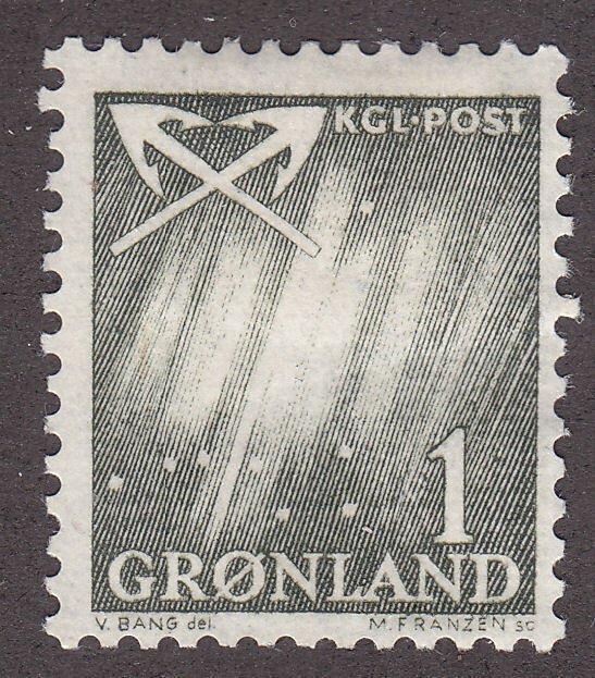 Greenland 48 Northern Lights 1963