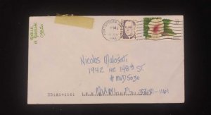 C) 2003. UNITED STATES. INTERNAL MAIL. DOUBLE STAMPS OF FATHER FLANAGAN, FLOWERS
