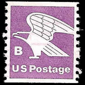 # 1820 USED B STAMP EAGLE