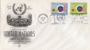 ZAYIX United Nations FDC Special Nations Fund Artcraft cachet 031823-SM101