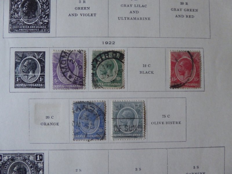 Kenya and KUT 1921-1969 Stamp Collection on Scott Specialty Album Pages