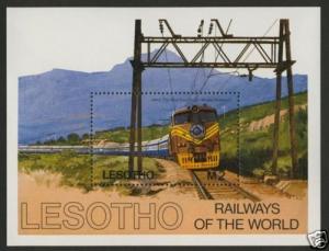 Lesotho 458 MNH Train, Railway, The Blue Train
