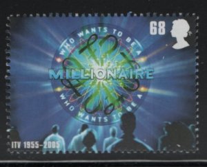 Great Britain 2005 MNH Sc 2313 68p Who Wants To Be A Millionaire ITV 50th ann