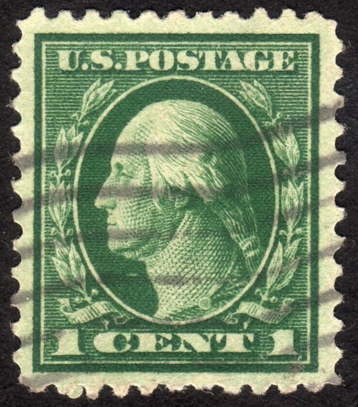 1917, US 1c, Washington, Used, Well centered, Sc 498