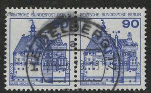 Germany Berlin Scott # 9N399, used, pair, variation sheet print