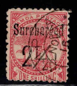Samoa Scott 26 Used surcharged stamp