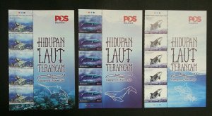 Malaysia Endangered Marine Life 2015 Whale Underwater (stamp with title) MNH