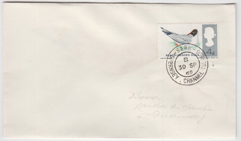 GB cover with 'Black Headed Gull' 4d on Last Day Cover