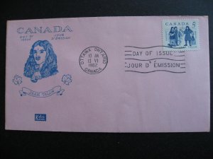 Canada Kolor Kover FDC first day cover Jean Talon Sc 398