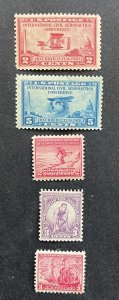 US Mint 1928/1934 5 issues 649, 650, 716, 718, & 736