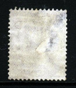 GB QV 1874  6d. Deep Grey Plate 16 PG Watermark Spray   SG 147 (Spec J84) VFU