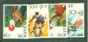 BELGIUM B1009-12 MNH CV $6.65 BIN $3.75