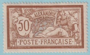 FRANCE OFFICES ABROAD - ALEXANDRIA 27  MINT HINGED OG * VERY FINE! - STG