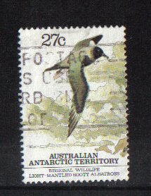 Australian Antarctic Territory #L55a Used H  1983  wildlife 27c.