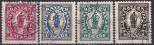 Bavaria #247-50  F-VF  Used CV $40.05 (Z3952)