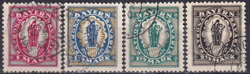 Bavaria #247-50  F-VF  Used CV $40.05 (Z3952)