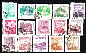 Korea 268-82 used set