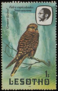 Lesotho 321b - Mint-NH - 1s Greater Kestrel (Dated: 1982)