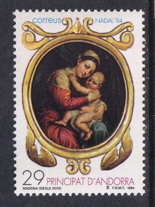 Andorra Spanish 231 Christmas MNH VF