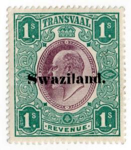 (I.B) Swaziland Revenue : Duty Stamp 1/-