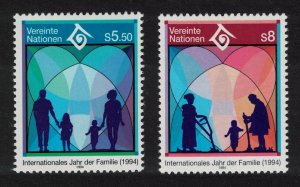 UN Vienna Intl Year of the Family 2v 1994 MNH SG#V159-V160