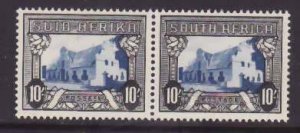 South Africa-Sc#67- id9-unused og NH 10sh Groote Constantia pair-1939-