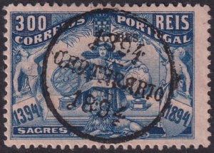 Azores 1894 Sc 75 used commemorative cancel