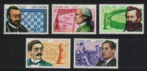 Caribic History of Chess 5v 1976 MNH SG#2274-2278