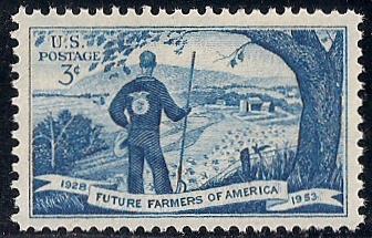 1024 3 cent Future Farmers mint OG NH XF