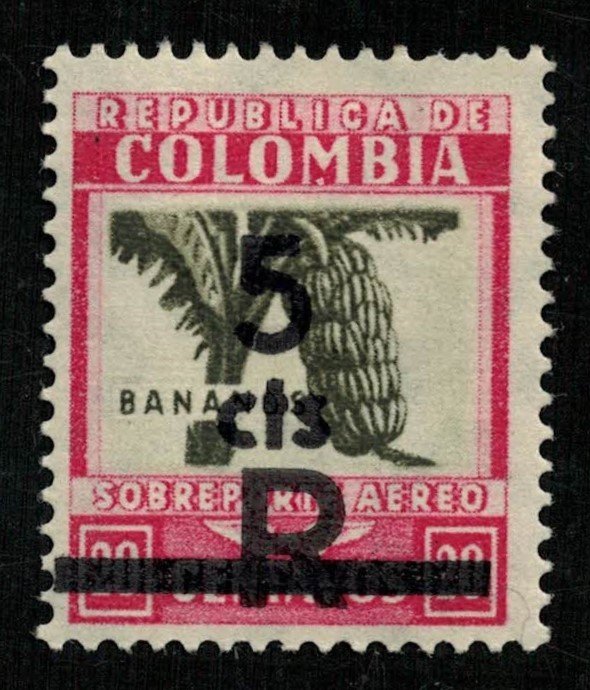 Columbia, 1932, Airmail, 20/5 centavos, BANANOS (T-7054)