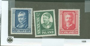 Iceland #284-286 Mint (NH) Single (Complete Set)
