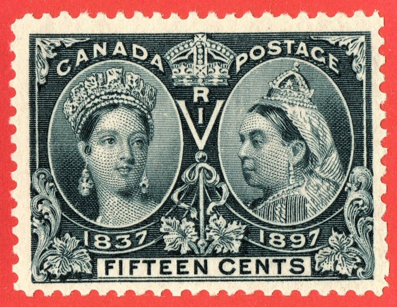 [mag286] CANADA 1897 JUBILEE ISSUE QV Scott#58 MLH cv:$275