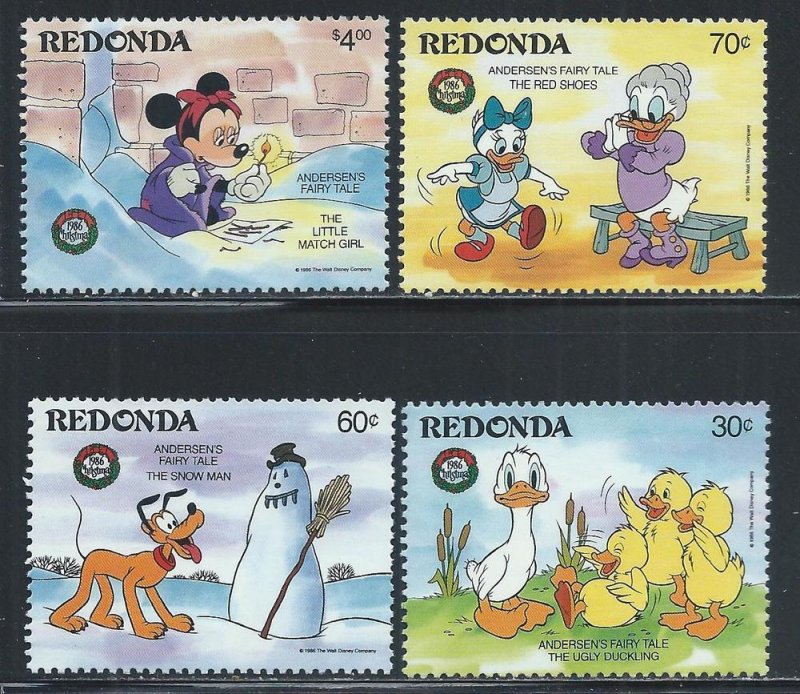 ANTIGUA SC# REDONDA MICHEL #215-18 VF/MNH 1986